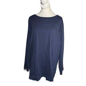 Romans blue Long-Sleeve Crewneck Tee size 1x